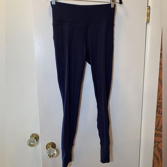 LULULEMON Rush Hour Tight Heathered Hero Blue Women’s Size 6 - Picture 7 of 10